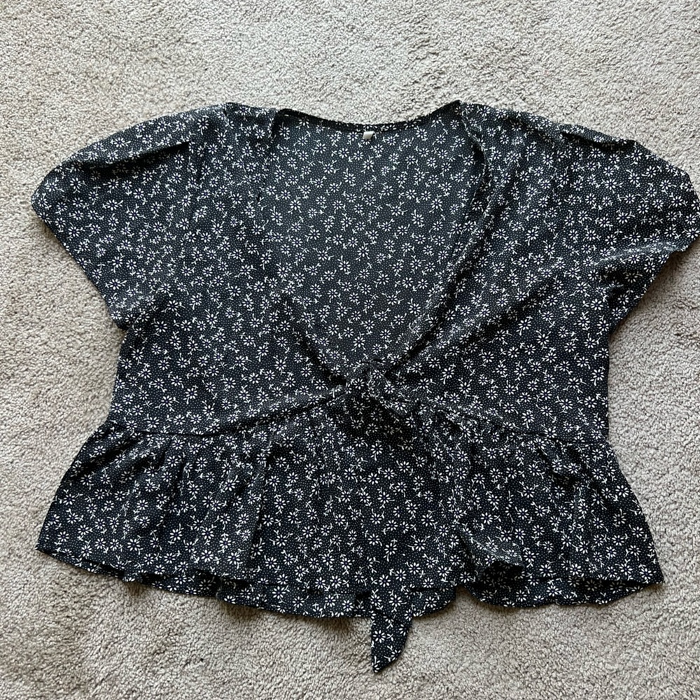 floral crop top